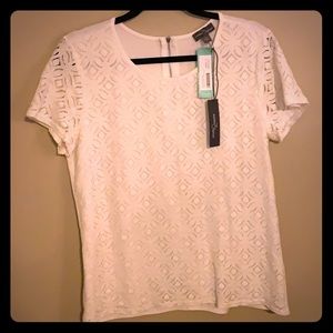 Market and Spruce eyelet shirt